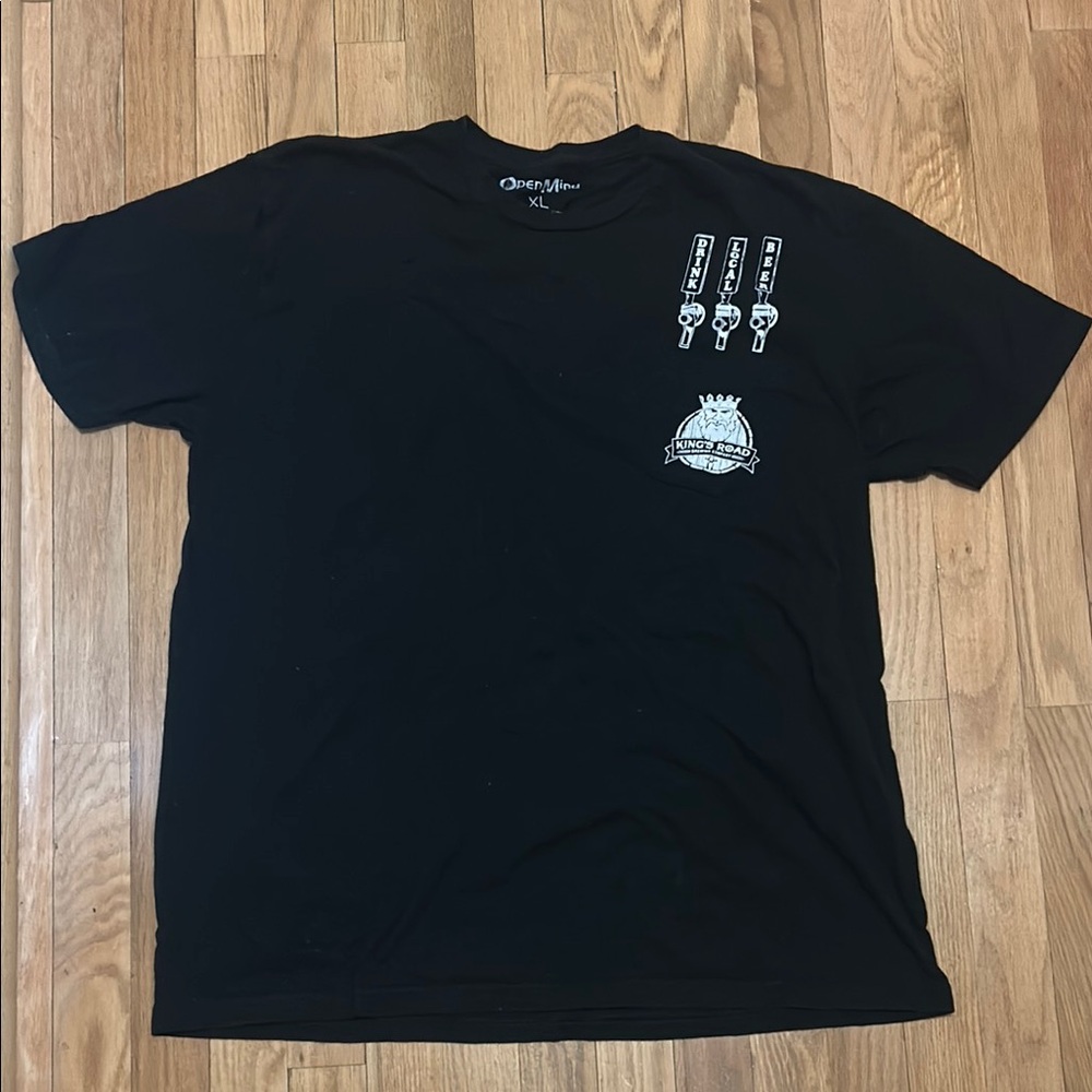 🚨 King’s Road Brewing Company Unisex Black Graphic T-Shirt XL